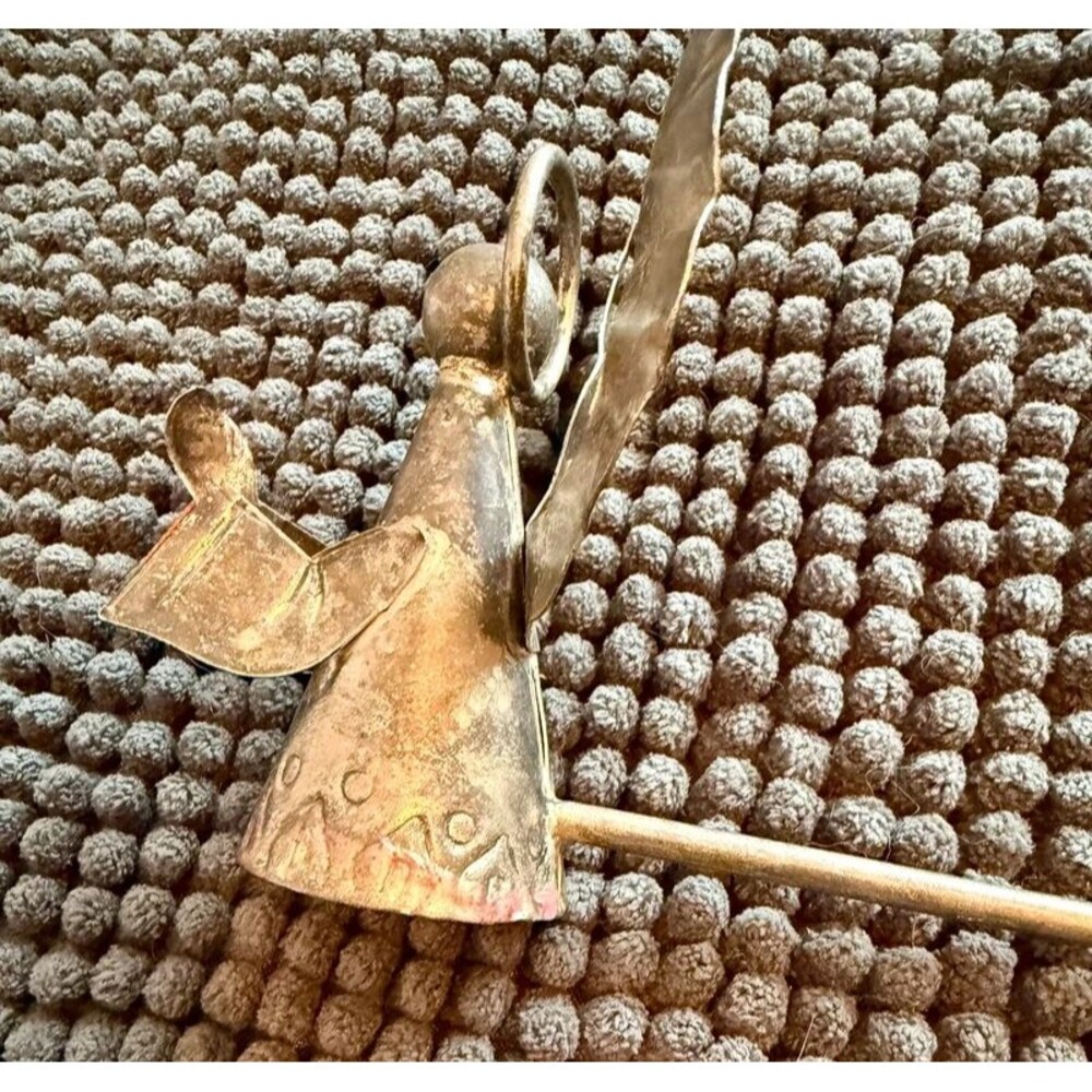 Praying Angel candle snuffer Brass
